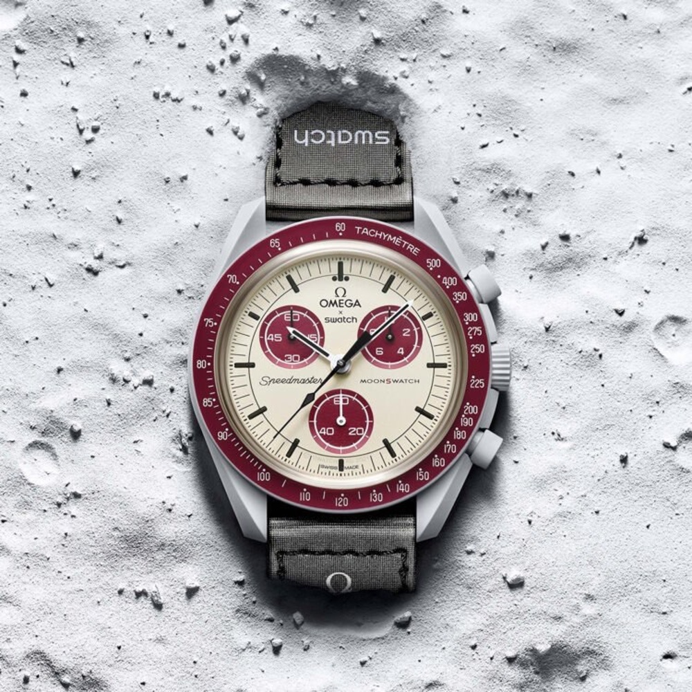 Swatch Watch X Omega Moon Collection  “MISSION TO PLUTO “.   Receipt available.